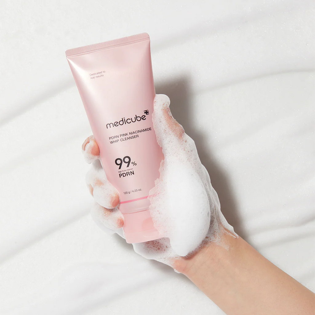 Medicube PDRN Pink Niacinamide Whip Cleanser